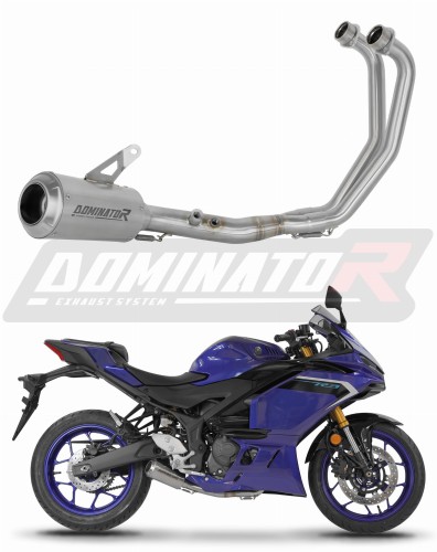 пълна изпускателна система със заглушител DOMINATOR Full System GPS подходящо за мотоциклет Yamaha YZF-R3 2025 - 2026