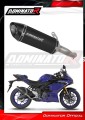 ауспух заглушител DOMINATOR HP8 черен подходящо за мотоциклет Yamaha YZF-R3 2025 - 2026 2