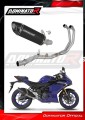 пълна изпускателна система със заглушител DOMINATOR Full System HP8 черен подходящо за мотоциклет Yamaha YZF-R3 2025 - 2026 2
