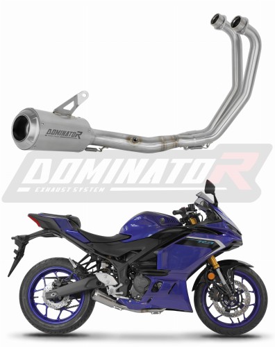 пълна изпускателна система със заглушител DOMINATOR Full System GPS подходящо за мотоциклет Yamaha YZF-R3 2019 - 2024