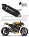 ауспух заглушител DOMINATOR HP8 черен подходящо за мотоциклет Triumph Speed Triple 1200 RS / RR 2021 - 2024