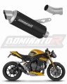 ауспух заглушител DOMINATOR GPF черен подходящо за мотоциклет Triumph Speed Triple 1200 RS / RR 2021 - 2024