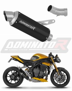 Triumph Speed Triple 1200 RS / RR 2021 - 2024 ауспух заглушител GPF BLACK + dB killer