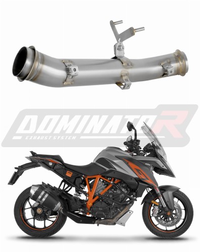 decat среден ауспух DOMINATOR Mid Pipe подходящо за мотоциклет KTM 1290 Super Duke GT 2016 - 2024