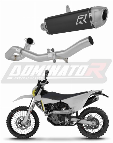 пълна изпускателна система със заглушител DOMINATOR Full System S6 черен подходящо за мотоциклет Husqvarna 701 Enduro 2026