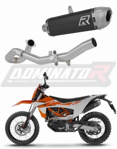 KTM 690 Enduro R 2026 Пълна система Колектор ауспух заглушител S6 BLACK + dB killer