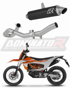 KTM 690 Enduro R 2026 Цяла изпускателна система Колектор ауспух заглушител GPF BLACK + dB killer