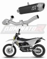 пълна изпускателна система със заглушител DOMINATOR Full System S6 черен подходящо за мотоциклет Husqvarna 701 Supermoto SM 2026