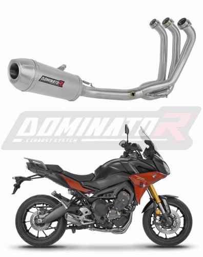 пълна изпускателна система със заглушител DOMINATOR Full System S3 подходящо за мотоциклет Yamaha MT 09 Tracer 900 / GT 2015 - 2020