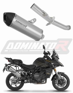 QJMOTOR SRT 900 S / SX 2025 - 2026 ауспух титанов заглушител HP7 + dB killer