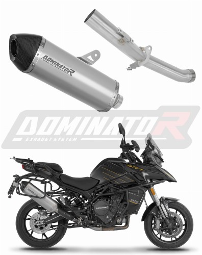 ауспух заглушител DOMINATOR титанов HP7 подходящо за мотоциклет QJMOTOR SRT 900 S / SX 2025 - 2026