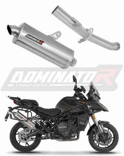 ауспух заглушител DOMINATOR P7 подходящо за мотоциклет QJMOTOR SRT 900 S / SX 2025 - 2026