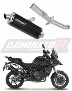 QJMOTOR SRT 900 S / SX 2025 - 2026 ауспух заглушител P7 BLACK + dB killer