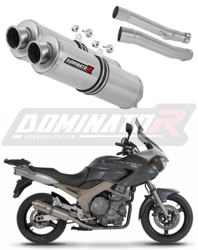 ауспух заглушител DOMINATOR кръгъл подходящо за мотоциклет Yamaha TDM 900 2002 - 2013