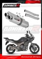 ауспух заглушител DOMINATOR овален подходящо за мотоциклет Yamaha TDM 900 2002 - 2013 2