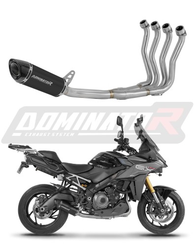 пълна изпускателна система със заглушител DOMINATOR Full System HP8 черен подходящо за мотоциклет Suzuki GSX-S 1000 GX 2024