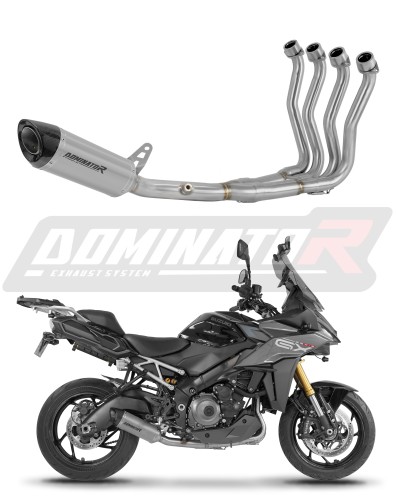 пълна изпускателна система със заглушител DOMINATOR Full System титанов HP8 подходящо за мотоциклет Suzuki GSX-S 1000 GX 2025 - 2026