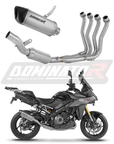 пълна изпускателна система със заглушител DOMINATOR Full System титанов HP6 EX подходящо за мотоциклет Suzuki GSX-S 1000 GX 2025 - 2026