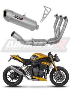 Triumph Speed Triple 1200 RS / RR 2021 - 2024 Пълна изпускателна система Колектор ауспух заглушител S6 + dB killer