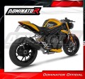 пълна изпускателна система със заглушител DOMINATOR Full System HP6 черен подходящо за мотоциклет Triumph Speed Triple 1200 RS / RR 2021 - 2024