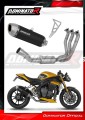 пълна изпускателна система със заглушител DOMINATOR Full System S6 черен подходящо за мотоциклет Triumph Speed Triple 1200 RS / RR 2021 - 2024 2