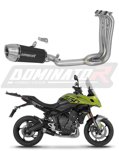 пълна изпускателна система със заглушител DOMINATOR Full System S3 черен подходящо за мотоциклет Triumph Tiger Sport 660 2025 - 2026