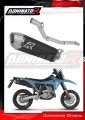 ауспух заглушител DOMINATOR S6 черен подходящо за мотоциклет Suzuki DR-Z4SM / DR-Z4S 2025 - 2026 2