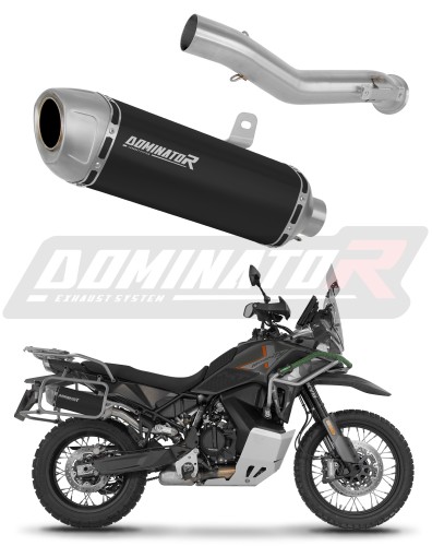 ауспух заглушител DOMINATOR S6 черен подходящо за мотоциклет CF MOTO 1000 MT-X 2026