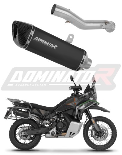 ауспух заглушител DOMINATOR HP6 черен подходящо за мотоциклет CF MOTO 1000 MT-X 2026