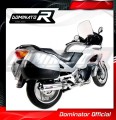 ауспух заглушител DOMINATOR кръгъл подходящо за мотоциклет Honda NT 650 V DEAUVILLE RC47 1998 - 2005 3