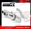 ауспух заглушител DOMINATOR овален подходящо за мотоциклет Aprilia ETV 1000 Caponord 2001 - 2004 2