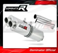 ауспух заглушител DOMINATOR овален подходящо за мотоциклет Aprilia RSV 1000 R 2004 - 2009