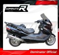 ауспух заглушител DOMINATOR овален подходящо за мотоциклет Suzuki BURGMAN 650 - 2013  3