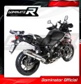 ауспух заглушител DOMINATOR хомологиран кръгъл подходящо за мотоциклет DL 1000 V-STROM 2017 - 2020 2