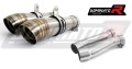 ауспух заглушител DOMINATOR GP2 подходящо за мотоциклет Kawasaki GPZ 500 1987 - 2003