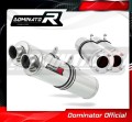 ауспух заглушител DOMINATOR кръгъл подходящо за мотоциклет Suzuki TL 1000 R 1997 - 2000