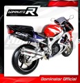 ауспух заглушител DOMINATOR овален подходящо за мотоциклет Honda CBR 900RR Fireblade SC33 1996 - 1999 3