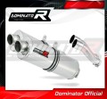 ауспух заглушител DOMINATOR овален подходящо за мотоциклет Kawasaki GPZ 500 1987 - 2003