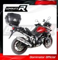 ауспух заглушител DOMINATOR хомологиран кръгъл подходящо за мотоциклет DL 1000 V-STROM 2014 - 2016 2