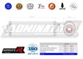 ауспух заглушител DOMINATOR овален подходящо за мотоциклет Triumph SPEED TRIPLE 1050 2005 - 2010 2