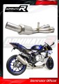 decat среден ауспух DOMINATOR Mid Pipe подходящо за мотоциклет YZF R1 1000 2015 - 2016