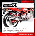 ауспух заглушител DOMINATOR GP1 подходящо за мотоциклет Suzuki GSF BANDIT 400 1989 - 1990 3
