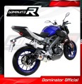 пълна изпускателна система със заглушител DOMINATOR Full System HP3 подходящо за мотоциклет Yamaha MT 125 2014 - 2019 3