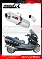 ауспух заглушител DOMINATOR овален подходящо за мотоциклет Suzuki BURGMAN 650 - 2013