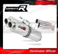ауспух заглушител DOMINATOR овален подходящо за мотоциклет Moto Guzzi BREVA ie 750 2003 - 2009 2