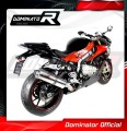 ауспух заглушител DOMINATOR хомологиран овален подходящо за мотоциклет S1000RR 2015 - 2016 2